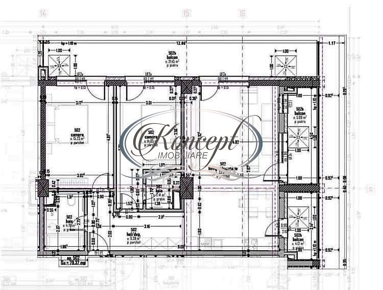 Apartament ultrafinisat cu terasa, in Wings