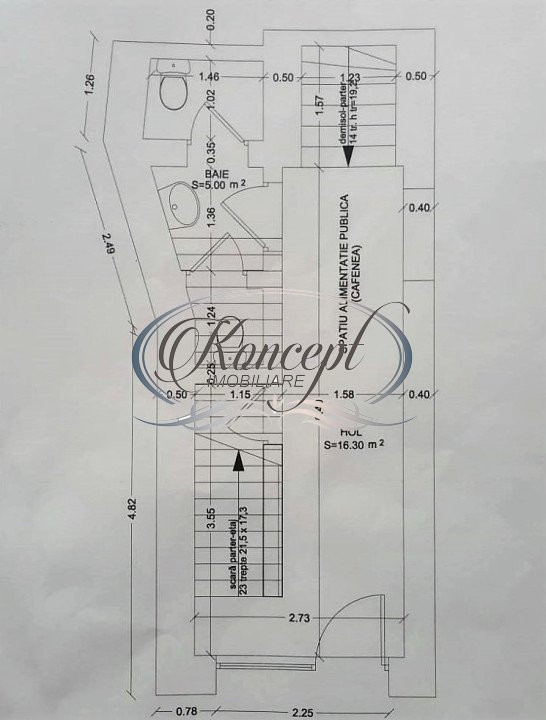 Spatiu comercial, zona semicentrala