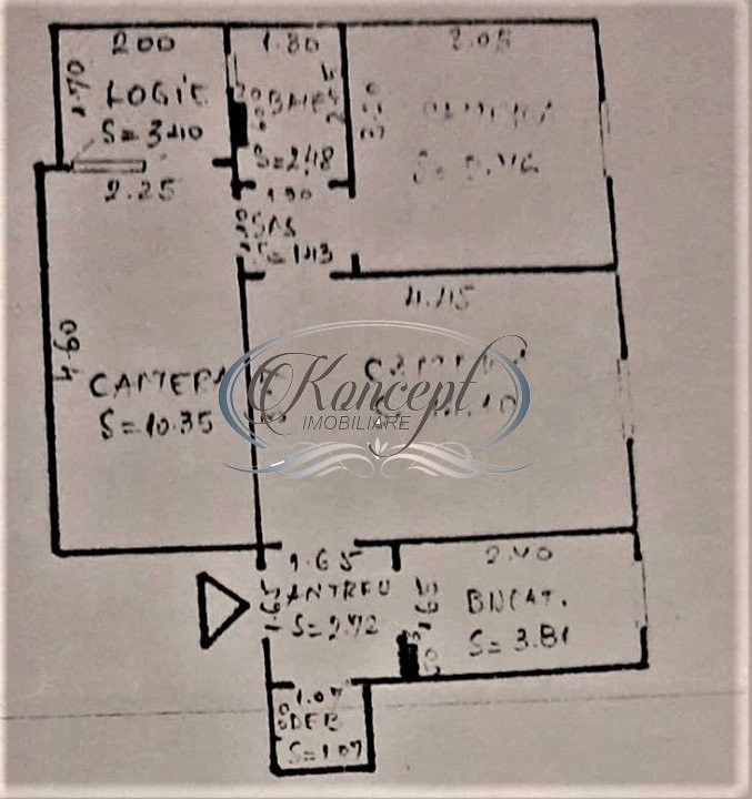 Apartament 3 camere, etaj intermediar, zona Big