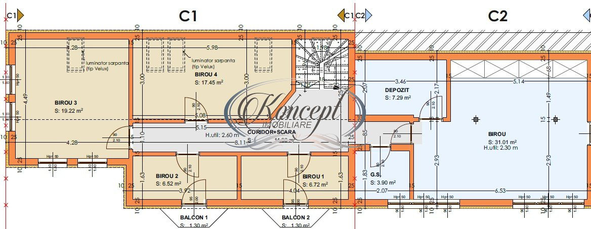 Spatiu pentru clinica sau birouri