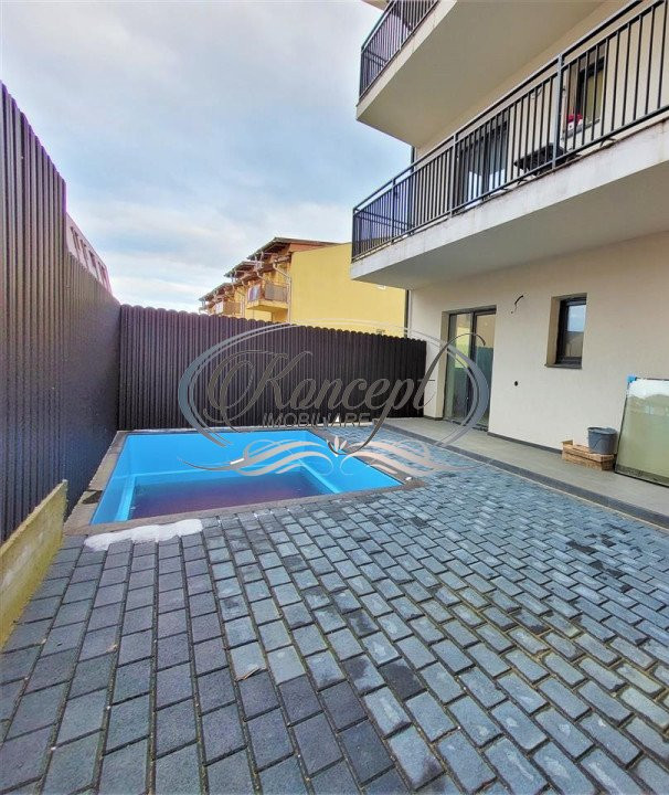 Apartament cu gradina si piscina