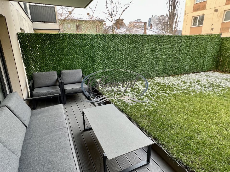Apartament la cheie cu gradina in Record Park