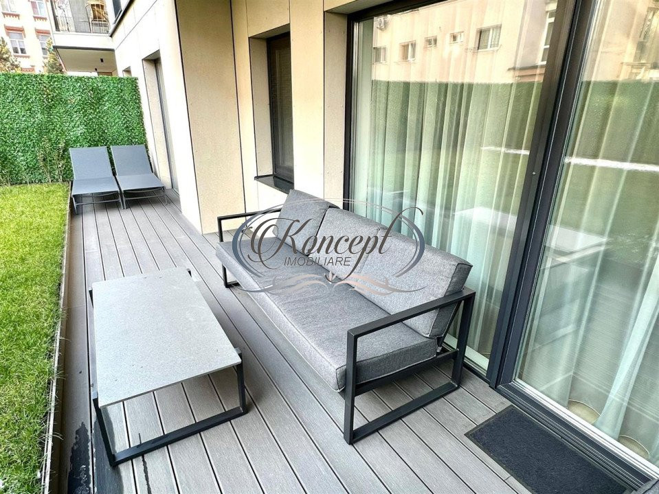Apartament la cheie cu gradina in Record Park