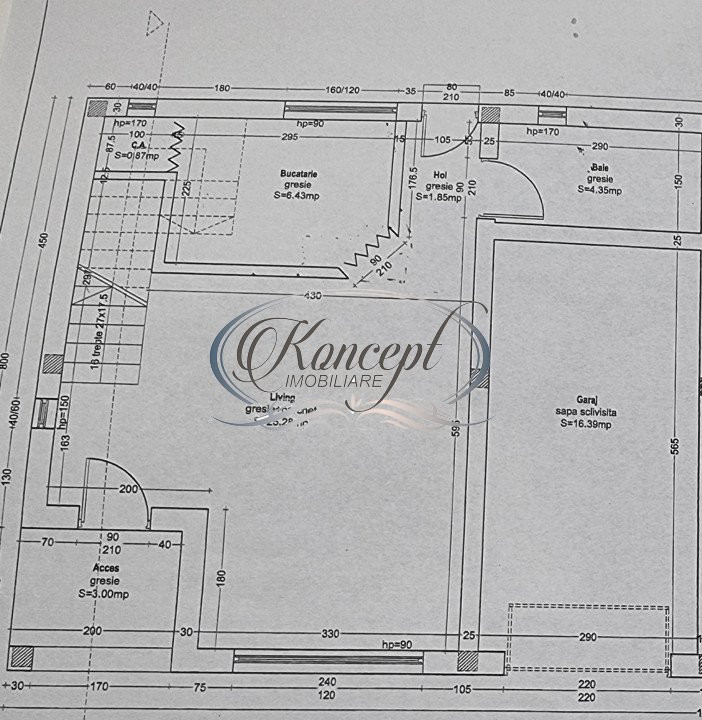 Duplex cu garaj pe strada Tautiului