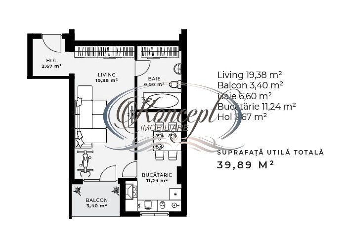Apartament in Ansamblul Soporului 1
