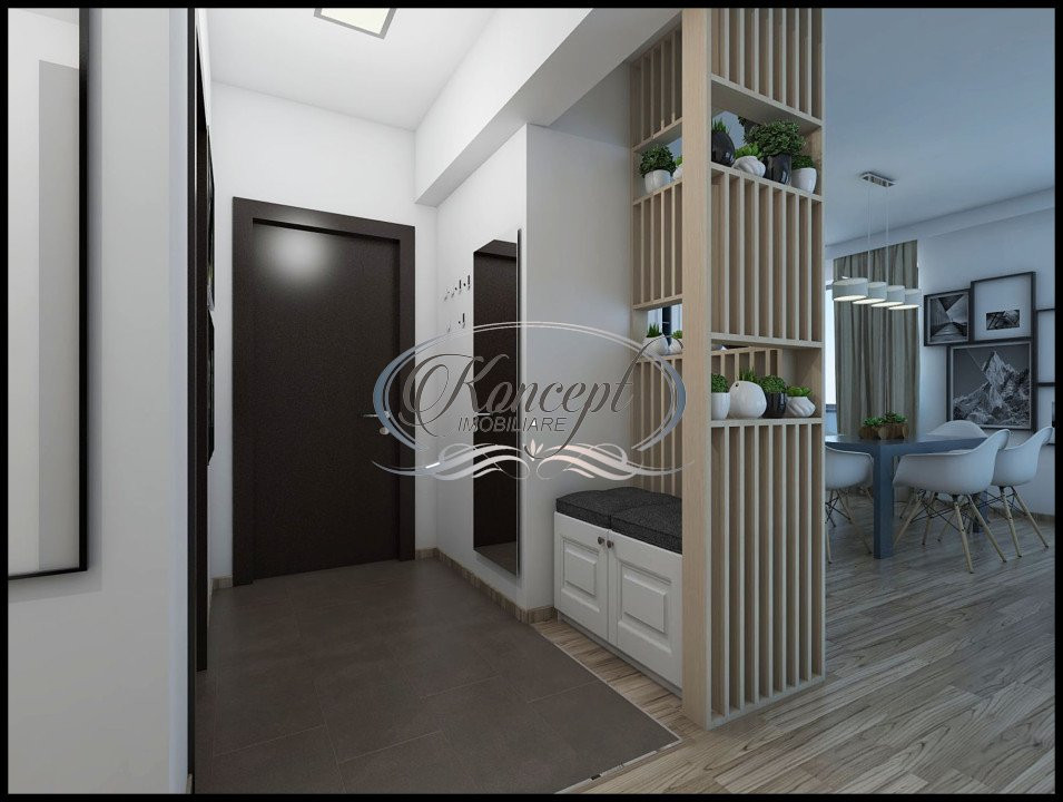 Apartament 2 camere cu terase generoase si CF