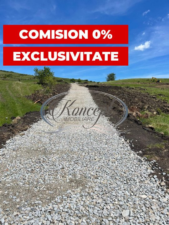 Comision 0% - Teren unicat cu panorama exceptionala