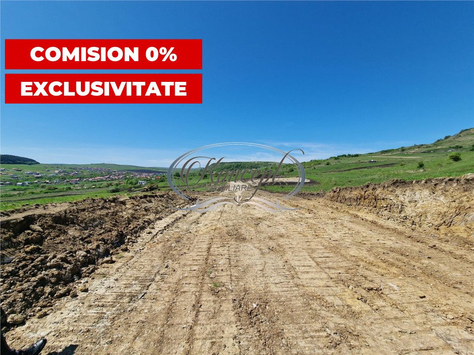 Comision 0% - Teren unicat cu panorama exceptionala