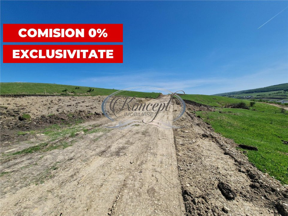 Comision 0% - Teren unicat cu panorama exceptionala