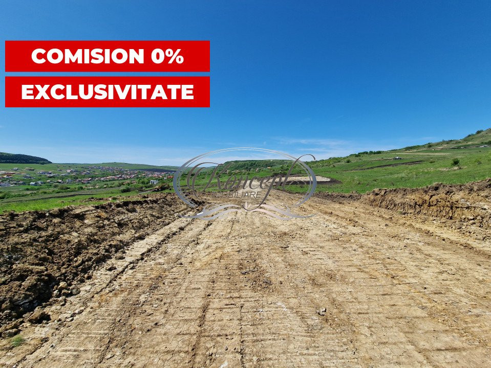 Comision 0% - Teren unicat cu panorama exceptionala
