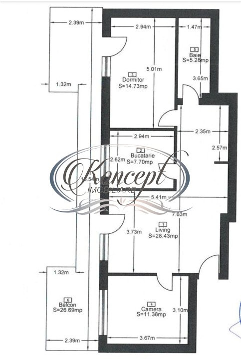 Apartament cu terasa si parcare, 0% comision