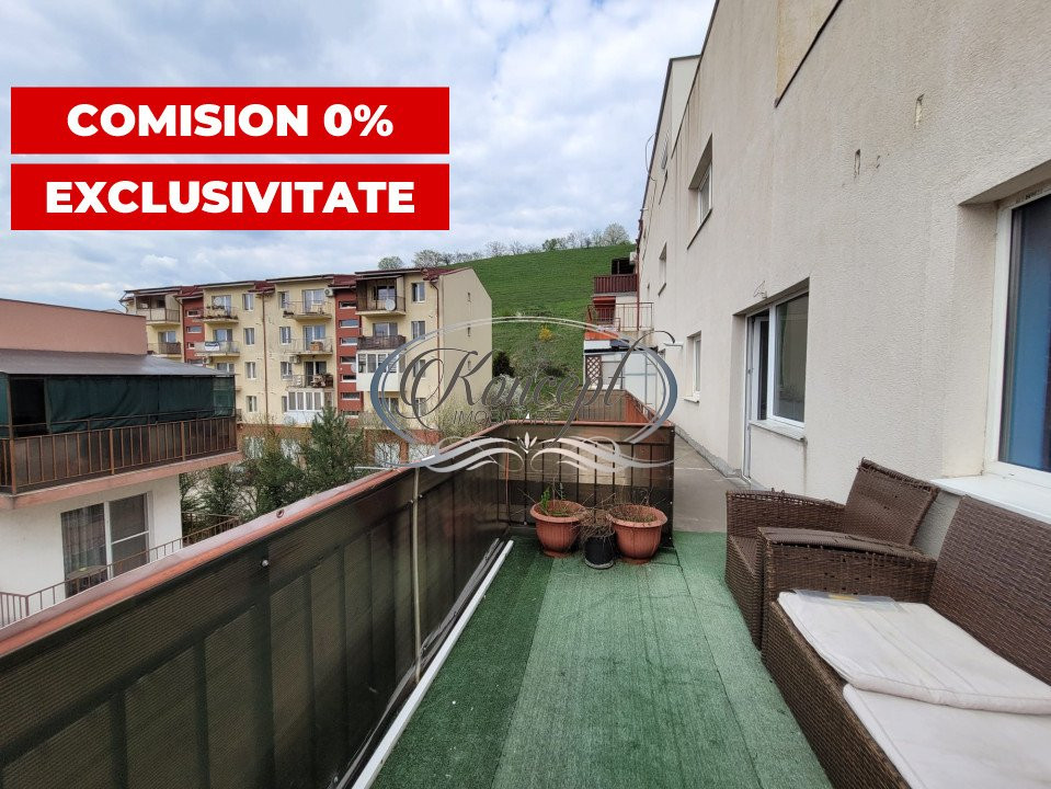 Apartament cu terasa si parcare, 0% comision