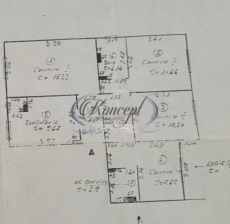 Apartament la etaj intermediar in Zorilor