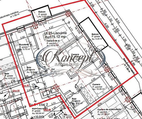 Apartament cu 3 camere in ansamblu premium