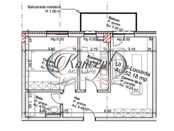 Apartament cu 2 camere in ansamblu premium