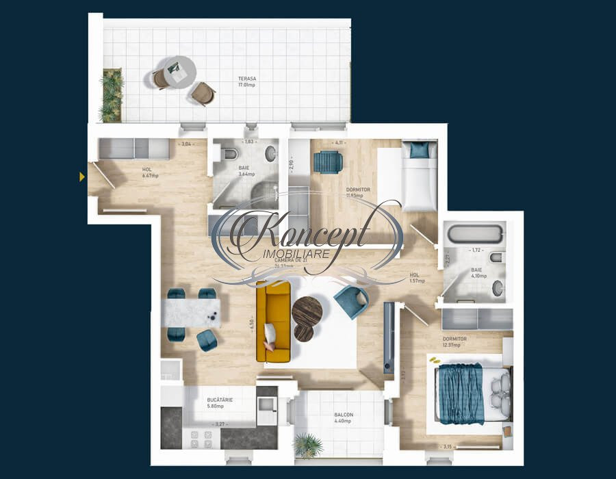 Apartament in zona Semicentrala