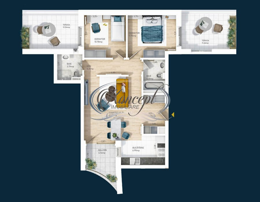 Apartament in zona Semicentrala