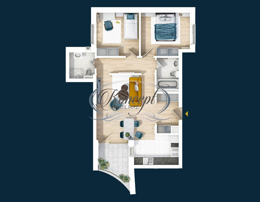 Apartament in zona Semicentrala