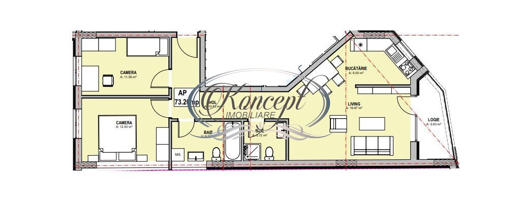 Apartament in zona Semicentrala