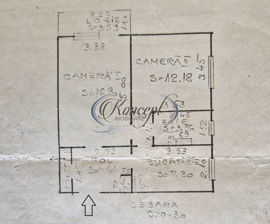 Apartament la etaj intermediar in Manastur