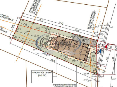 Teren cu autorizatie de constructie in Chinteni