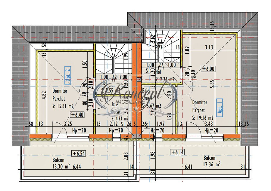 Teren cu proiect autorizat in Dambul Rotund