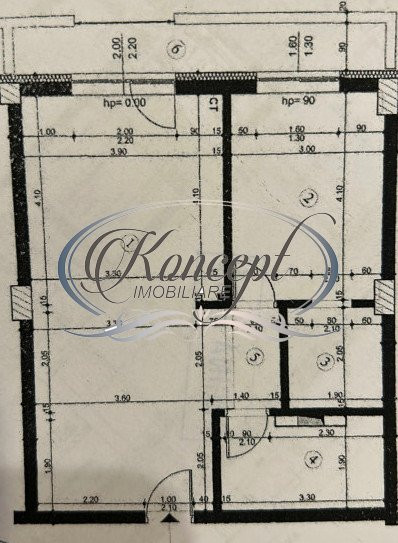 Apartament spatios cu parcare subterana in Borhanci