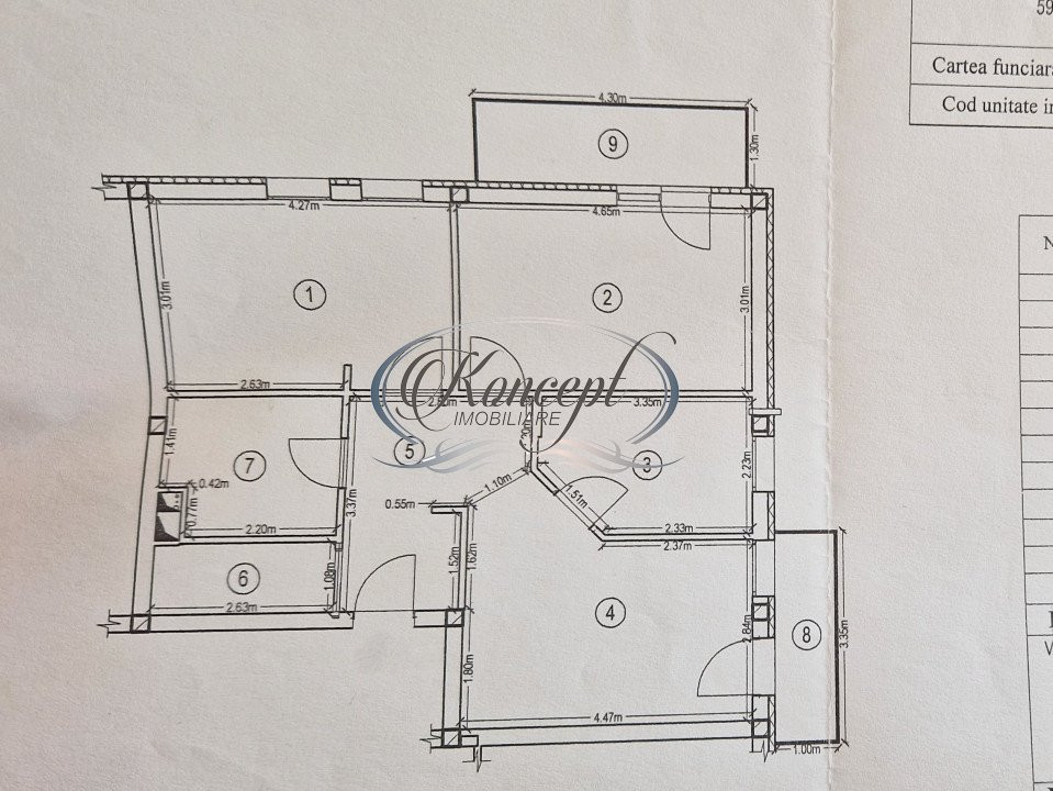 Apartament cu parcare in zona Primariei Baciu