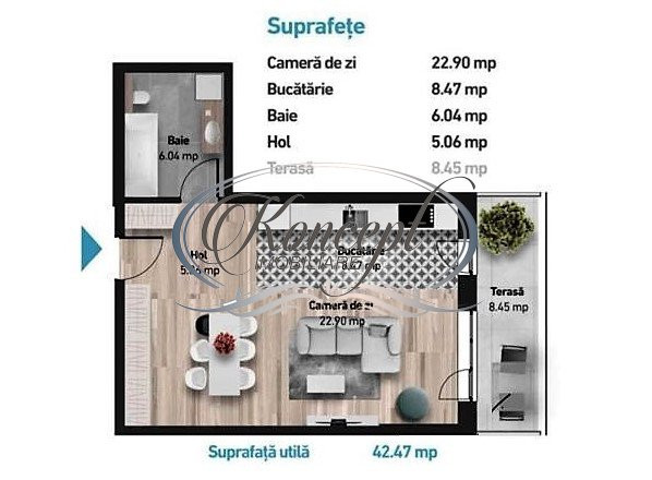 Apartament cu CF in Azoria, Frunzisului