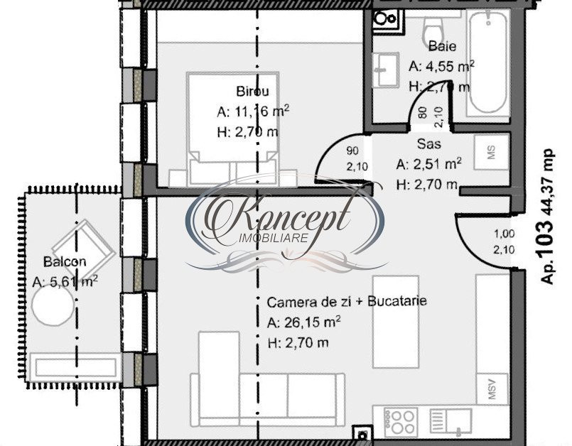 Proiect exclusivist clasa energetica A+ in zona semicentrala