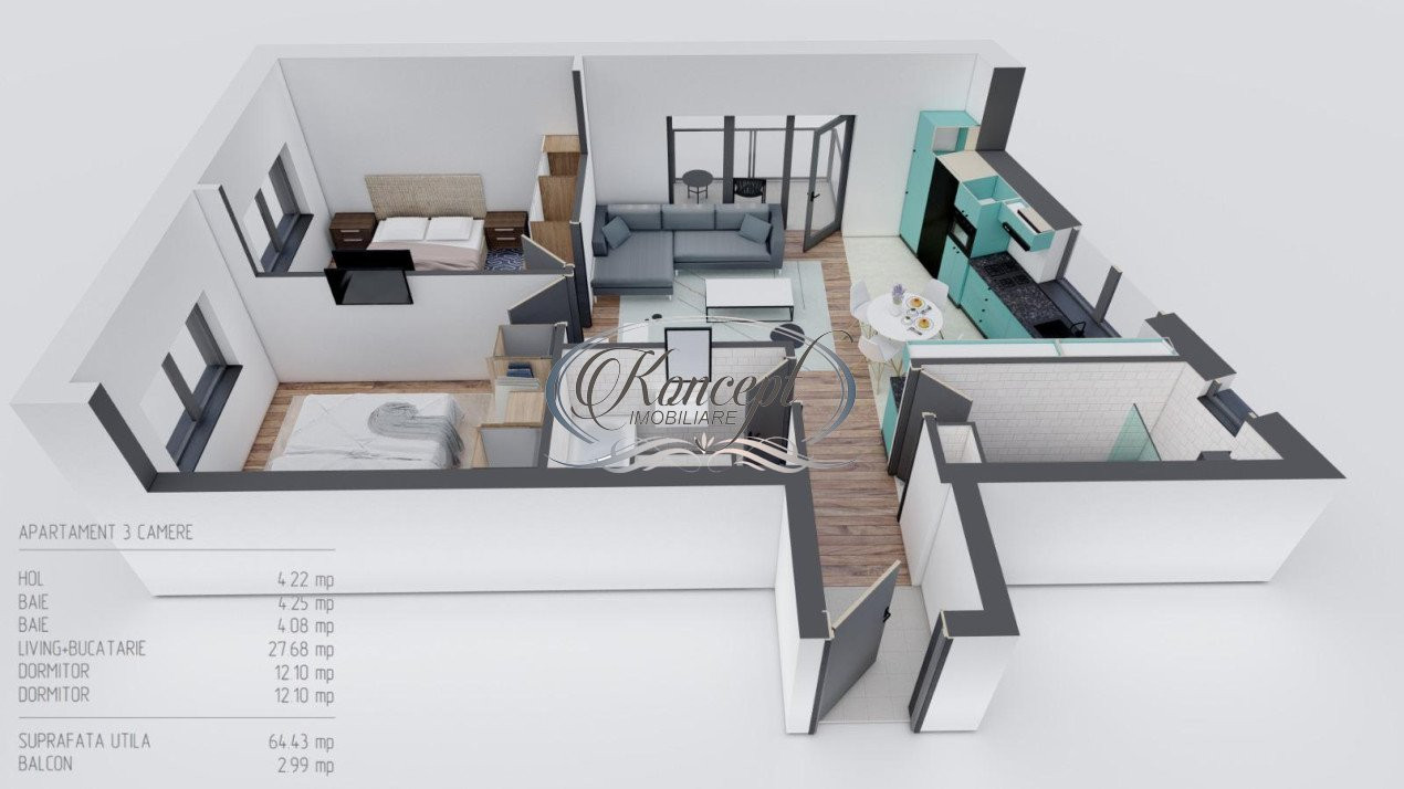 Apartament pe Calea Baciului