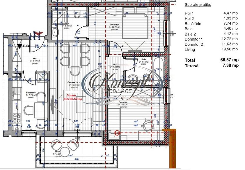 Apartament cu parcare in Park Lake