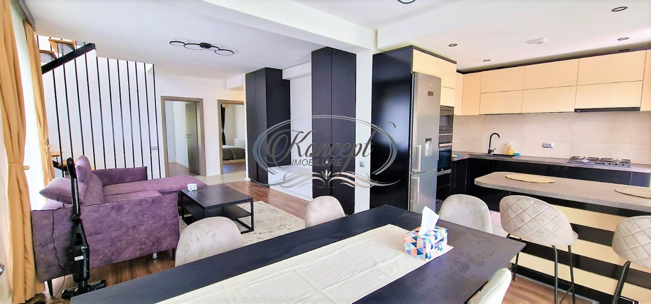 Apartament spatios cu terasa panoramica