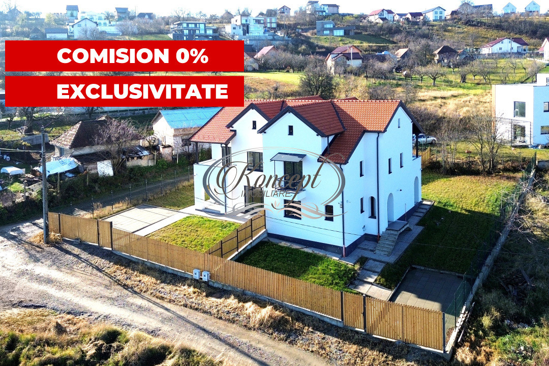 Duplex modern Feleacu cu vedere panoramica spre Cluj