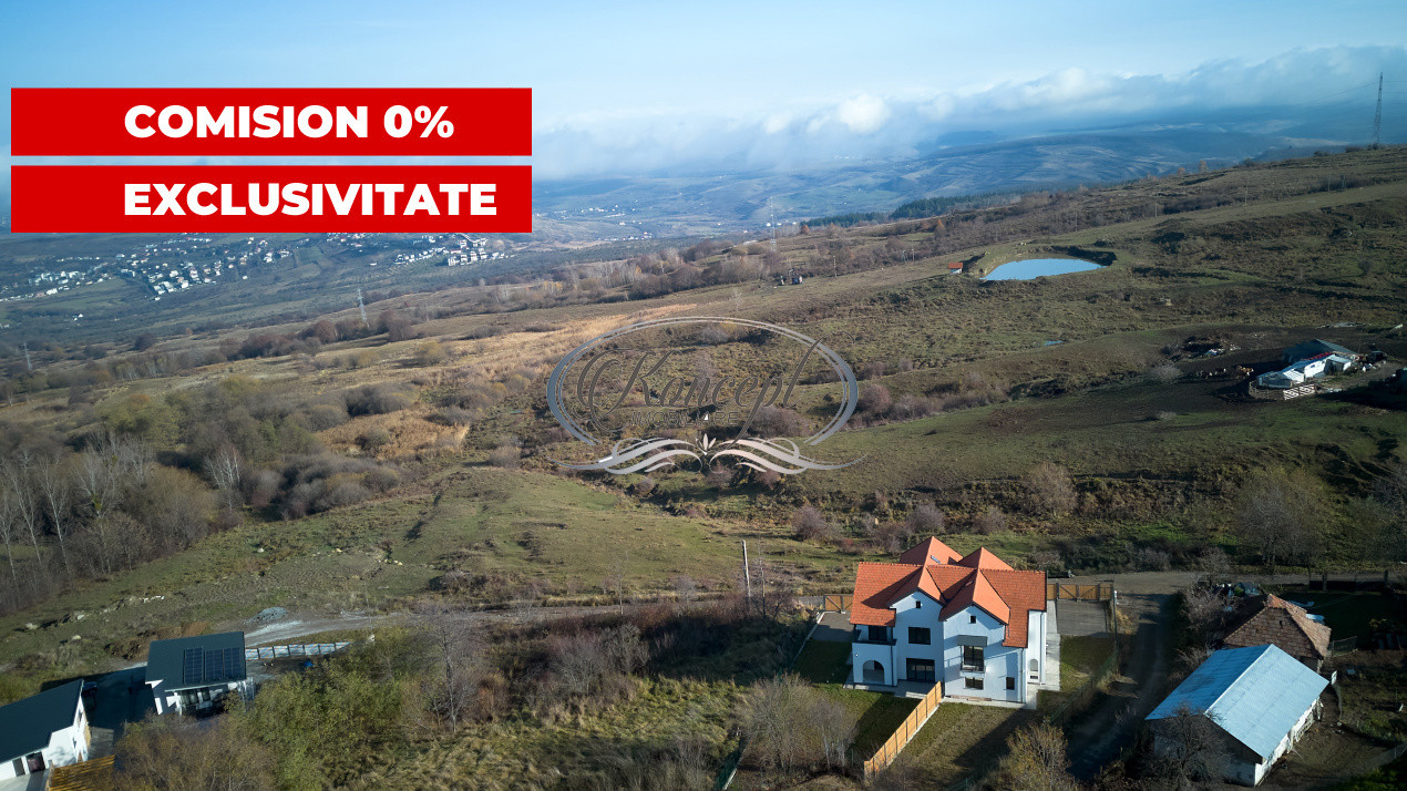 Duplex modern Feleacu cu vedere panoramica spre Cluj