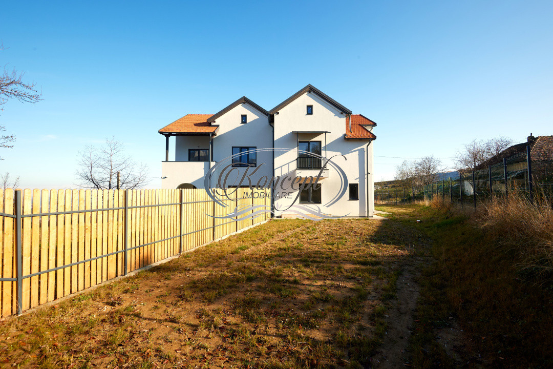 Duplex modern Feleacu cu vedere panoramica spre Cluj