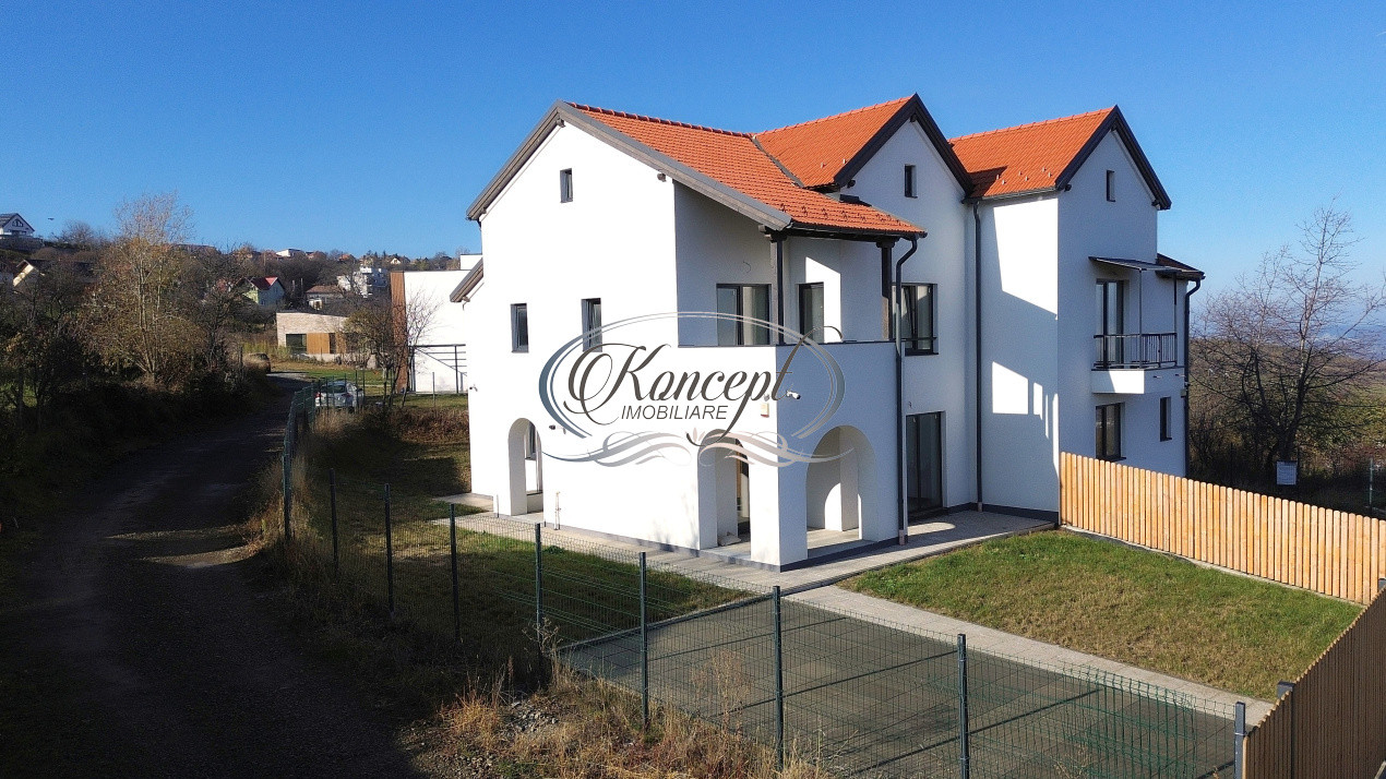 Duplex modern Feleacu cu vedere panoramica spre Cluj