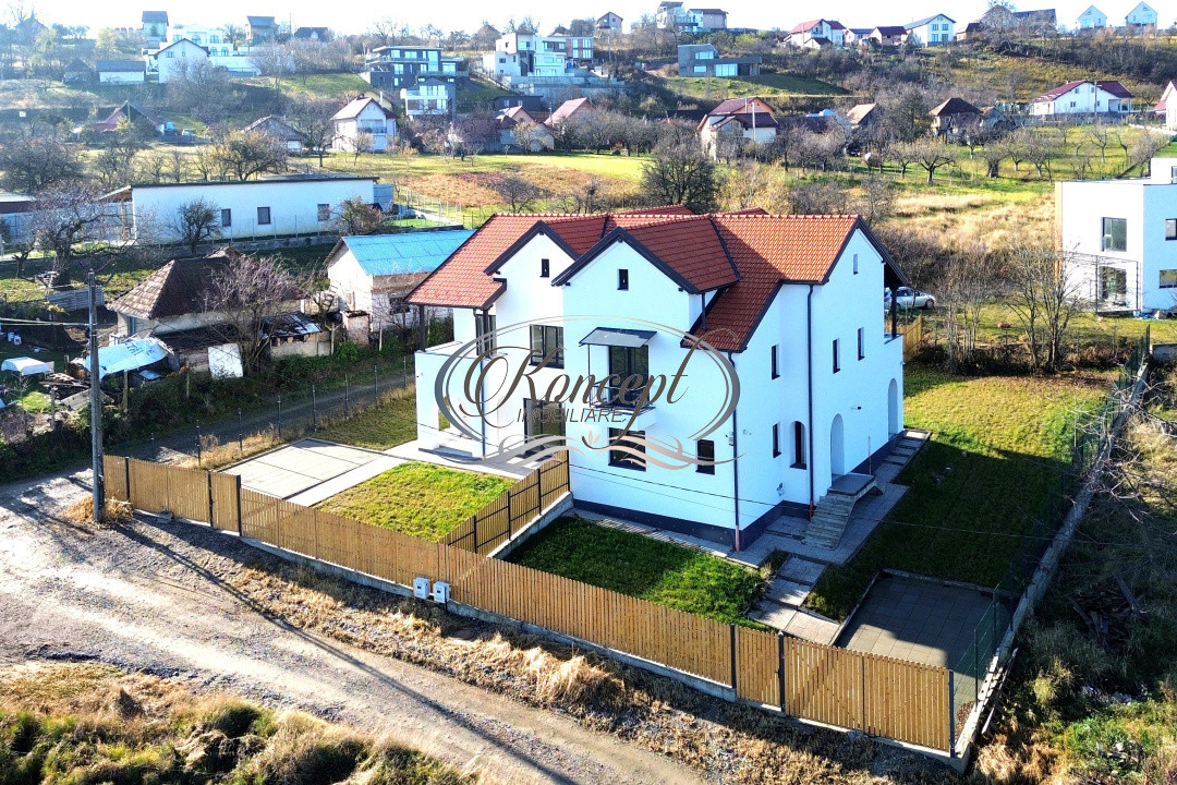 Duplex modern Feleacu cu vedere panoramica spre Cluj