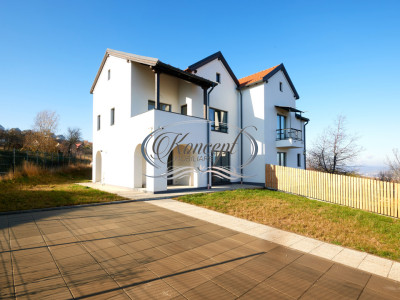 Duplex modern Feleacu cu vedere panoramica spre Cluj