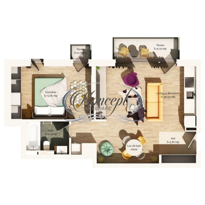 Apartament nou, zona semicentrala