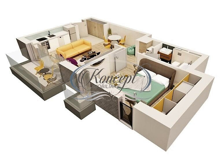 Apartament nou, zona semicentrala
