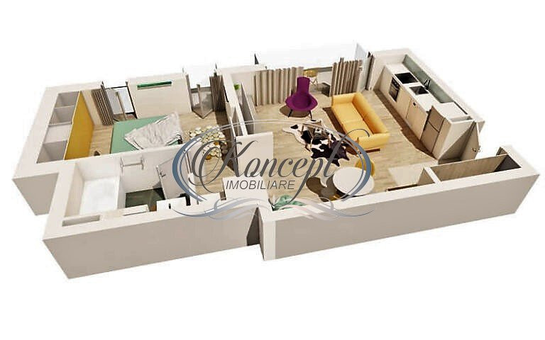 Apartament nou, zona semicentrala