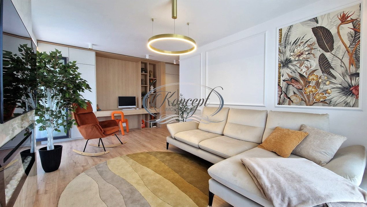 Apartament ultrafinisat cu terasa, zona Metro