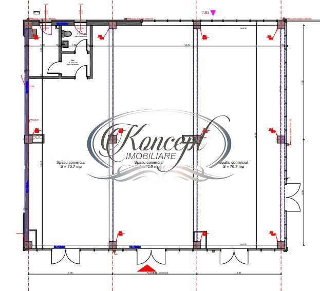 Spatiu comercial in constructie noua