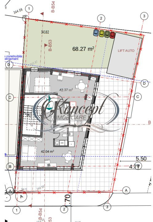 Apartament cu garaj subteran, zona Platinia Ursus