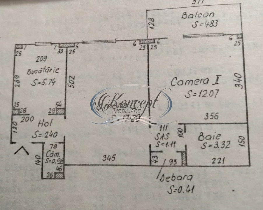 Apartament la etaj intermediar in Gheorgheni