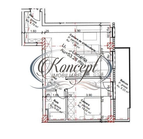 Apartament in bloc nou