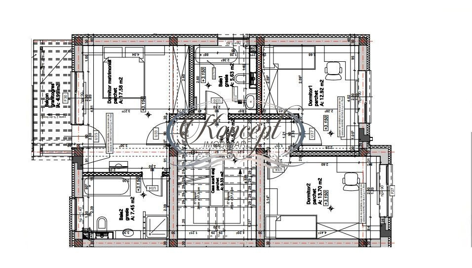 Duplex spatios in Buna Ziua