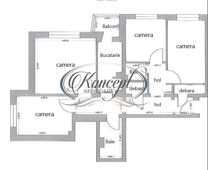 Apartament la etajul 1 pe strada Mehedinti