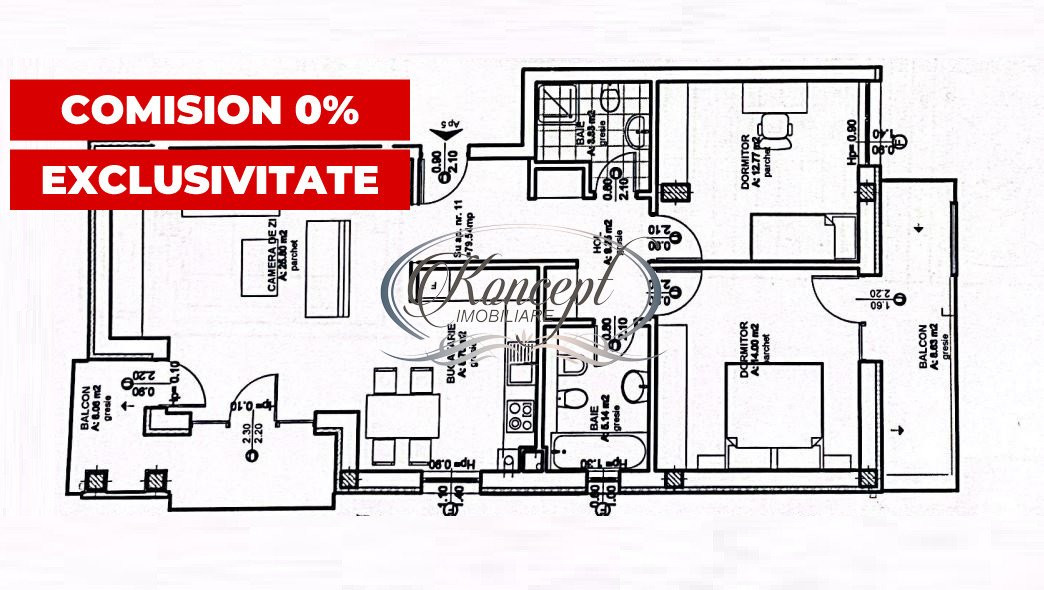 Exclusivitate Comision 0%. Apartament cu panorama spre apus